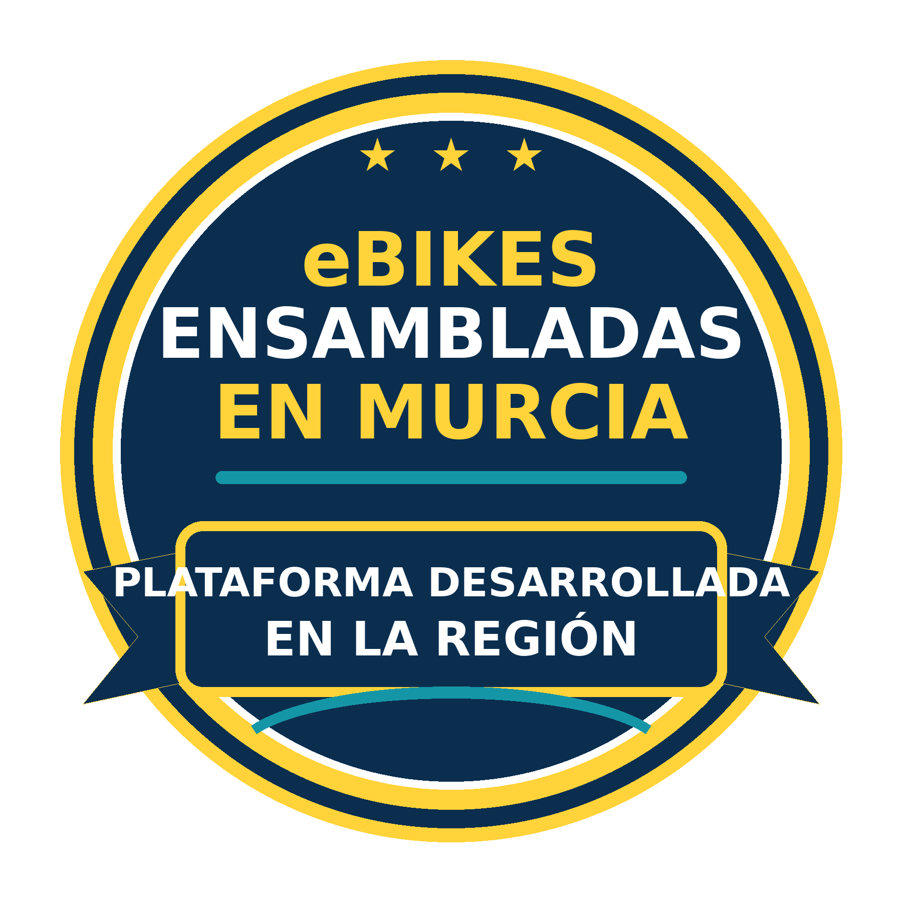 Sello: eBikes ensambladas en Murcia, plataforma desarrollada en la región